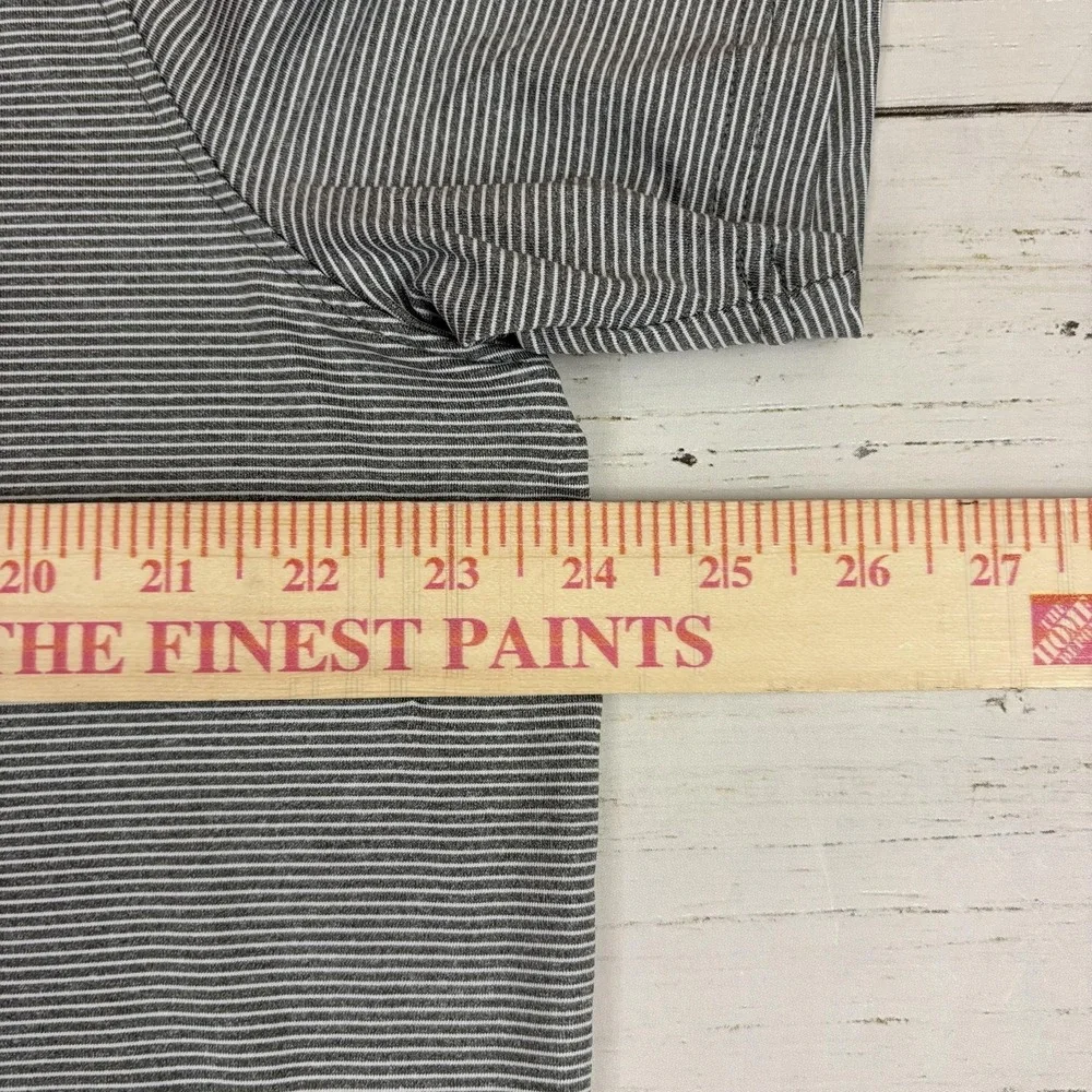 Polo Ralph Lauren Polo Shirt Mens XL Gray Striped 124th US Open Pinehurst NEW